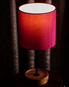 Brand new Table Lamp called ‘KIA’ in Fuchsia. It’s made in bright Pink Raw Silk with a wooden base for that pop of color we all need in our bedrooms or lounge rooms. 