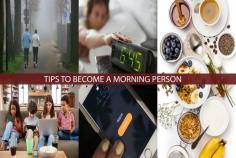 Julian Brand Actor shares 'Tips To become a morning person'. Those that get up early are calmer, more rejuvenated, and have more time to be productive and plan out their day. 

More info: https://actorjulianbrand.com/tips/actor-julian-brand-shares-tips-to-become-a-morning-person/