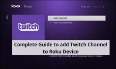 Millions of twitch fans explore the internet to find an easy way out to watch their favorite twitch channel on Roku. People seem to have so much confusion about ‘how to add twitch on Roku?’ because of the unhoped withdrawal of Amazon’s Twitch app for Roku players. To add this channel to Roku player, you have to follow the steps given in the article or you can take help of our expertise at our toll-free number +1-844-521-9090
