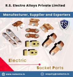 Electric Socket Parts Manufacturers India | R.S Electro Alloy

Electric Socket Parts Dealers and Exporters, Suppliers, Manufactures,Whole Sellers, Exporters and Contractors in Sikkim, Uttarakhand, Punjab, Madhya Pradesh, Andhra Pradesh, Jharkhand, Meghalaya, Arunachal Pradesh, West Bengal, Delhi, Rajasthan, Tripura, Bihar, Karnataka, Jammu & Kashmir, Orissa, Kerala, Haryana, Manipur, Assam, Maharashtra, Uttar Pradesh, Nagaland, Chhattisgarh, Gujarat, Goa, Mizoram, Tamil Nadu, Noida, Uttar Pradesh, Delhi NCR.

RS Alloys and Metals Pvt Ltd. Our Contact assembly range includes Copper Switch Contacts, Contacts Assembly, Electric Socket Parts, Stamping of Electrical Contact, Staked Assembly For Relay, Electrical Contact Assemblies, VCB Vacuum Circuit breaker Assembly, Electrical bimetal silver contact assembly, silver touch contact power point, Circuit Sub-Assembly, Stamping brass electrical accessories, Electrical Contacts for Low Voltage, electrical silver contact assembly for wall, Trimetal Contact Rivet Point, electrical contact spring assembly, Contacts assembled in brass, rivet assembly Silver contact, Silver Contact rivets assembly, Hard Copper Spring Bridge assembly, Electrical Riveted AgZnO/Cu Contact Assembly, Stamping of electrical contact staked assembly, Silver Electrical Contact Assembly, Customized High Voltage Assembly, High precision brass contact for assembly, Silver alloy rivet aseembly, Composite rivet assembly, electrical contact spring assembly, Electrical Metal Stamping Parts, Contacts Crimp Terminal Block, silver contact assembly, contact ball bearing assembly.

For any Enquiry Call Rs Electro Alloys Private Limited at Contact Number : +91 9999973612, Email at : enquiry@rselectro.in, Website : www.rselectro.in