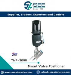 TMP-3000 Smart Valve Positioner accurately controls valve stroke, according to input signal of 4-20mA, which is being input from the controller. In addition, built-in micro-processing operator optimizes the positioner's performance and provides unique functions such as Auto calibration, PD control.

"Industrial equipment supplier since 1998" Supplier and Traders of Pressure, Temperature and Flow Measurement Instruments and Regulators in Noida, Delhi NCR, India : See Automation & Engineers

KEYWORDS: TMP-3000 Smart Valve Positioner, YT-3400 SMART POSITIONER, YT-2500 SMART POSITIONER, YT-3450 SMART POSITIONER, YT-2400 SMART POSITIONER, YT-2501 SMART POSITIONER, YT-2701 SMART POSITIONER, YT-3301 SMART POSITIONER, YT-3303 SMART POSITIONER, YT-2700 SMART POSITIONER, YT-3350 SMART POSITIONER, YT-3300 SMART POSITIONER

For More Information visit - www.seeautomation.com
Our Mail I.D:- sales@seeautomation.com
Contact Us:- +91-11-22012324