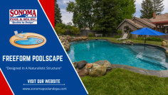 Swimming Poolscape Design for Your Backyard Oasis

Free-form pools create a naturalistic style and shape. Our experts built custom-made pools designed to suit the unique outdoor living spaces that suit your needs. For free consultation, call us at 707-794-8013 for more details.
