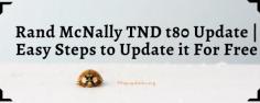 Are you facing a Rand McNally TND t80 Update issue? Don't worry, our experts will guide you about how to update the Rand McNally t80 map. Feel free to get in touch with our experts and for more information check out the website Map Updates.
