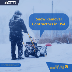 Snow removal as needed, as well as frequent roof inspections, can help to keep your staff and customers safe. Snow removal is a hazardous task that should be left to experts like Naples Roofing. It's critical to choose snow removal contractors in New York that can deliver whether you're starting from the ground up or expanding an existing structure.