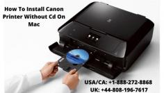 How to install canon printer without cd on mac? Are you the one who wants to know the easy and simple solution for the same? Then dial the helpline number USA/Canada: +1-888-272-8868, UK: +44-808-196-7617, our experts will guide you step by step. To know more visit the website Printer Offline Error.
