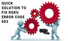 Roku Error Code 003 is one of the well-known errors which users face and as a result, their player stops working. There may be a set of some more unexpected errors that can be encountered during the process of activating your Roku device. To fix this issue you just have to follow our steps given in the article and enjoy streaming devices. If you are still not able to fix error code 003, Don’t worry just grab your phone and call our experts at toll-free number +1-844-521-9090
