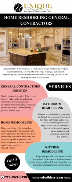A bathroom remodeling can be an exciting opportunity to upgrade to the space you've always dreamed of. But doing it right requires you to think carefully about what you and your family need and want. Let our remodeling experts design your family a beautiful & well-functioning Bathroom. Contact us at (713) 263-8138 and enjoy seamless services.