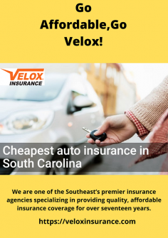If you are looking for the best car insurance coverage in Georgia? Then you do not need to go anywhere. Velox Insurance is here to help you and provide you most affordable coverage at very exciting rates. For more information, visit our official website or call us at 7702930623.