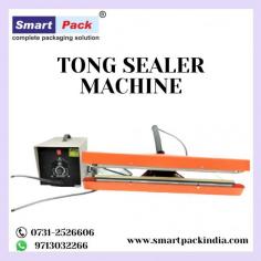 This Portable handheld type tong Sealer is ruggedly constructed and is lightweight. This Machine can be taken to the object to be sealed. Sealing is possible at different angles. Ideal for sealing/closing of polythene bags and sacks, for packing of bulky machinery, control cabinets, pallets, etc