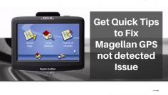 Magellan device is loved all over the world by the users due to its excellent features and functions. A GPS like Magellan is going to guide you to your destination. It will update you all about the route. But sometimes, you might face an issue where Magellan GPS not detected. To fix this type of issue, you need to follow the steps given in the article or get in touch with our experts.