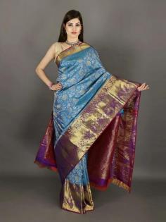 Blue Handloom Pure Silk Saree

This Mediterranean blue Kanjivaram sari looks stunning with golden brocade work all over forming floral and other decorative patterns, that the artists have picked from the intricate temple iconography they encounter around them. The violet endpiece looks mindblowing with its intricate floral brocade work. This sari is a piece that you will cherish and whose value will only grow with time. 

Kanjivaram Sari: https://www.exoticindiaart.com/product/textiles/mediterranian-blue-handloom-pure-silk-kanjivaram-saree-from-tamil-nadu-with-wide-brocaded-border-taa407/

Indian Saris: https://www.exoticindiaart.com/textiles/saris/

#kanjivaramsari #saris #saree #designersari #designersaree #weddingsaree #weddingsari #kanjivaramsaree #handloomsari #handloomsaree #indiansaris #indiansaree #fashion #womensfashion #womenswear #silksari #puresilksari 