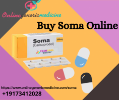 Buy Soma Online (Carisoprodol) Without a Prescription at Online Generic Medicine get medicine delivered in the USA, UK & Australia, and muscle conditions pain or injury who specializes in relieving chronic pain through Chiropractic in San Diego available overnight delivery.
