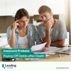 On our website we cover 6 topics relating to Insolvent Probate that might be of interest.

Today we're going to briefly cover 'Paying Off Debts after Death':

When someone dies, their debts will need to be dealt with. In England and Wales this will be the responsibility of the Personal Representative. The process of administering a deceased person’s debt depends on the way it was held. For example, if the debt was held in joint names with someone who is still alive, the likelihood is that the other person remains liable for that debt, and it may be that the estate has to pay a proportion of the debt. If the debt was held in the deceased’s sole name, it will need to be repaid directly from the estate funds.

If there are not enough funds in the estate to pay the deceased’s debts, it is very rare for any family members to become liable for the debts. This would usually only occur if the debts were joint debts or if the debts were guaranteed by the family member.
Once the Personal Representative has a Grant of Probate from the Probate Registry, they will be able to access the deceased person’s bank accounts, sell their property and realise any other investments and other assets to enable them to repay the deceased person’s debts.

At Leading UK we have professionals who can help you with dealing with this. 

Get in touch today on 01603 552028 or find out more on our website >> https://www.leading.uk.com/insolvent-probate/#leading_item2


