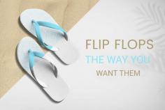 Design your own cutsom logo flip flop