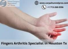 Fingers Arthritis Specialist In Houston Tx

Finger arthritis disease is the main problem of older people. As time goes this problem takes place to surround the fingers or other bones. This is the best time to take relief from this trauma. We have the experts, they give the best treatment. Just visit our website and take the best advantages from us.
https://carpaltunnelpros.com/conditions/arthritis-of-the-hand-fingers-or-thumb