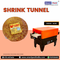 A shrink tunnel also known as a heat tunnel is a heated tunnel that is mounted over a conveyor belt.