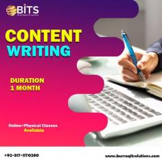  BITS also offers online content writing training. Content writing has become very popular in marketing as content is rolled into the IT industry as a KING. As more people taking interest in this field of content writing that is the reason, the demand for content writing got increase. BITS will try to explain all benefits of the online content writing course. 