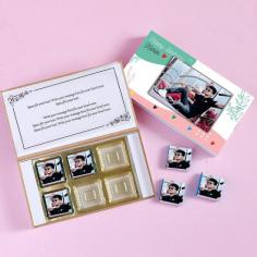 Birthday Chocolate With Phot And Name

Best Birthday Gift for him and her! Personalized chocolates with name and photo printed on chocolates. Unique Birthday Gift. Now you can buy chocolates online!

