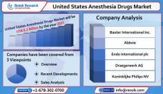 United States Anesthesia Drugs Market is driven by the several benefits offered by Increasing Geratic Population and increasing Cases of Cardiovascular Diseases.