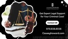 Get Your Criminal Charges Dropped with our Experts


https://www.causeyhoward.com/juveniles - Have you been charged with a crime in Colorado? Contact Causey & Howard, LLC. Our professional criminal defense lawyer protect you from any type of criminal case and gives guidance throughout the process. To know more about our services, call @ 970.926.6556!