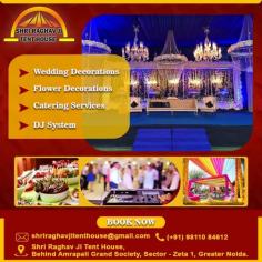 "Greater Noida is beautiful place for living where all thing is available to live. In this beautiful place if your wedding is fix then it’s awesome plan for good memory. So if want to hire Tent house near me
Then Shri Raghav Ji Tent House is good choice for you. "
http://www.shriraghavjitenthouse.com
