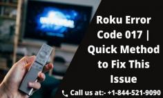 If you are looking for the solutions to resolve the issue of Roku Error Code 017 then you can end your search here. After proper practical work and research, we have come up with this informative article. Roku Error 017 issue is nothing, your Roku is just facing trouble while connecting with the internet. To fix this issue just follow our steps given in the article or call our experts.
