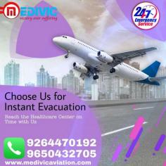 Now, book top-level charter Air Ambulance Service in Patna online and offline or as affirmed by the processes. We prefer top-class medical facilities with all needy medical tools for an ailing patient at a competitive rate. So, if you need it, then contact Medivic Aviation Air Ambulance Service provider and hire it anytime.

Website: https://www.medivicaviation.com/air-ambulance-charges-patna-to-delhi/
