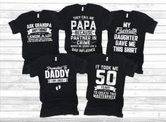 Identify a wide selection of Father's Day shirts for your Dad, Uncle or Grandfather. When you visit the Trending Originals website. While mostly available in t-shirts. You can find a good variety of designs that suit multiple occasions. These niches and occasions include but aren't limited to; golfing, woodworking, camping, motorcycles, parenting, favorite daughters, favorite people and more. 

Most designs are funny or sarcastic, which makes the buying experience and wearing of these shirts, just a little bit more fun.

This category of designs will continue to grow over the coming weeks and months. Be sure to check back often to see the updated shirts that are available. 