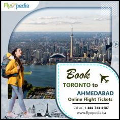 Hurray! India has opened up their international borders. The first place for you to visit in India is Ahmedabad. Get affordable Toronto to Ahmedabad online flight tickets with special deals only on Flyopedia. Visit-https://flyopedia.ca/cheap-flights/from-toronto-to-ahmedabad-yyz-amd/