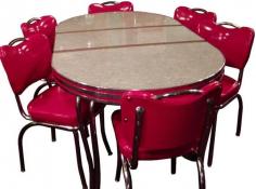 Offering one of the largest selections of retro furniture,Bars and Booths.com, Inc brings forth their almost limitless collection of Diner tables for sale available in diverse colors, patterns, and sizes. All diner booths are proudly fabricated in the USA and are built to last. Customers can email us or call, mentioning their custom requirements, and request pricing details, before placing the final order. Herein, our heavy-duty tables are designed for extensive restaurant usage but are also perfect for residential owners. Clients can choose between square, oval, rectangular, or round kitchen tables. Visit www.barsandbooths.com
