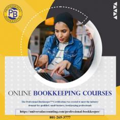 Bookkeeping education may be obtained from a variety of sources. Many bookkeepers get their start by learning how to utilize accounting software like QuickBooks. They might also learn the principles of practical finance via books, seminars, or Online Bookkeeping Training. We propose that you go to universalaccounting.com/professional-bookkeeper if you want expert support and online Bookkeeping courses Training. For more info visit here: https://universalaccounting.com/professional-bookkeeper/