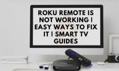 Dealing with Roku Remote is Not Working issue? Have you tried to fix the error? But didn’t find any good result? Don’t worry, we are here to help you. You can share the issue with our experts and they will check and then provide you with an easy and simple solution. Check out the website Smart Tv Guides to know more.  https://smarttvguides.com/roku-remote-is-not-working/
