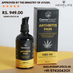 CannaReleaf Arthritis Pain Relief CBD Oil 100ml

Rs. 949.00

