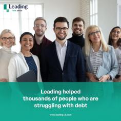 Here at Leading our team of experts have helped thousands of people who are struggling with debt make a fresh start. Often our clients have ever-growing financial worries and are struggling to juggle their cash to make ends meet. 
In many cases, the situation is more serious and the fear of bailiffs knocking on the door has become a very grim reality. 
We specialise in helping you to overcome these obstacles, allowing you to move on with your life without the weight of the world on your shoulders.

Chat to our friendly team of Insolvency Practitioners on 01603 552028 or, if you'd prefer to send a message, you can do that here >> https://www.leading.uk.com/contact/


