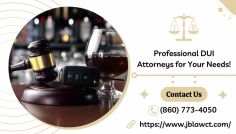 Hire an Experienced DUI Attorneys for Your Needs


https://www.jblawct.com/dui - Looking for the leading DUI lawyer? Contact Jainchill & Beckert, LLC! We are well-informed and trained legal practitioners who serve as freedom fighters in your complicated defense cases and provide proper evidence timely to ease your pain. Call us today to get a quote!