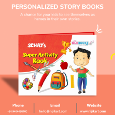 Nijikart is a place where the magic of reading, entertainment and gifting come together in the form of personalized storybooks and personalized greeting cards for you and the kids.