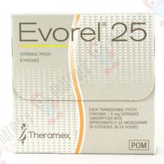 Evorel patches is a combined form of hormone replacement therapy (HRT), used to reduce the annoying and unpleasant symptoms of the menopause. Buy Evorel Patches Online from Pharmacy Planet in the UK.