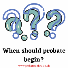 When should probate begin?

There's no definitive rule on how soon after death probate should be started, but it's a good idea to begin this process as soon as you feel able to do so. You may find that you are unable to deal with any of the deceased's assets until you have obtained the Grant of Probate from the Probate Registry, and this can often take around 3 months to process, sometimes longer.

Some things that will need to be done straight after the death include registering the death, securing the property (if it's empty), contacting insurers to check that policies are still valid and notifying organisations such as the deceased's bank and government departments such as the Department for Work and Pensions (DWP) and HM Revenue & Customs.

https://www.probatesonline.co.uk/faqs/