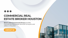 Black Label Commercial Group is a Houston's experienced Commercial Real Estate Broker. We provide wide range of real estate services that are designed to meet the needs of both buyer and seller, including commercial investment, site & development planning, financing for construction projects, and site selection services. Contact us for more information.