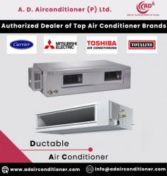 Ductable Air Conditioner Noida, Delhi, Greater Noida, Gurgaon in India

We are authorised sales and service dealer for brands like Carrier, Toshiba & Mitsubishi Electric. Our sales and service team have years of experience in this business and are able to provide fast, efficient and relevant information to handle your enquiries related to product information, pricing & availability.

In a ductable AC, the conditioned air from the indoor unit is passed into the room using circular/ oval/ rectangular ducting. Ducting is fabricated either using galvanised steel or pre-insulated boards, or fabric.

A ductable AC is normally installed either above the conditioned room or outside. Return air is collected from the room and is passed back to the air conditioner. The space where the air is conditioned and the room are always kept air tight except for some measured volume of fresh air which is needed based on defined ventilation standards.

For More Information visit on our website:- https://www.adairconditioner.com/
Our Contact No:- +91-9971416615, +91-11-41716615
Our E-mail Address:- info@adairconditioner.com

KEYWORDS: Ac Dealers In Delhi, Ac Dealers In South Delhi, Ac Dealers In Gurgaon, Ac Dealers In Greater Noida, Air Conditioner Dealers In Noida, Air Conditioning Consultants Near Me, Carrier Ac Dealers Near Me, Mitsubishi Ac Dealers Delhi, Mitsubishi Ac Dealers Near Me, Mitsubishi Ac Dealers Ghaziabad, Toshiba Ac Dealers In Delhi