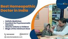 Dr. Vikas Singhal is one of the best Homeopathic doctors in India for mild, severe, chronic, and autoimmune diseases. Some common problems in which Homeopathy is almost miraculously effective are – IBS, arthritis, acne and pimples, Lipoma, COPD, Prurigo nodularis, and Erectile Dysfunction. Contact us to book an appointment: 7087462000 or WhatsApp at 9041111747, visit us: https://homeodoctor.co.in/
