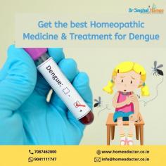 Dengue is a mosquito bite infection that can lead to internal blood loss and cause the death of an infected person. So, if you have signs of Dengue, then get the best homeopathic medicine for Dengue and low platelets. Dr. Singhal Homeo Clinic is well known for providing homeopathic treatment for Dengue and low platelet counts. For booking an appointment, call us: 7087462000 or WhatsApp at 9041111747, visit us: https://homeodoctor.co.in/best-homeopathic-medicine-and-treatment-for-dengue-and-low-platelets-in-india/