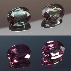 Buy real & natural alexandrite gemstone, June month birthstone, Russian & Brazilian Alexandrite stone online in blue, green, purple and more color & types at best price.