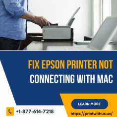 The Epson printer doesn’t recognize Mac device issues can be occurred due to various reasons. But the major reason is lack of communication between printer and Mac, low network connection, outdated drivers, and more. Our Epson printer experts has shared the simple solutions to fix the Epson printer not connecting Mac issue. Also, you can contact Epson printer experts through Free Live Chat or toll-free at +1-877-614-7218
