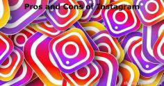 Pros and Cons of Instagram. Instagram has taken the world of social media by storm, with 500 million users sharing photos and videos through it daily.