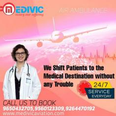 If you want to shift to an emergency patient through an air ambulance, then you can easily hire Medivic Aviation Air Ambulance Service in Mumbai at a reasonable price. It is the finest that is providing every type of convenience in an emergency condition. You can afford it easily via one call and email us when you need it.

Website: http://bit.ly/2kOmWXn