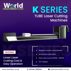 Switch your old laser tube cutting machine with K Series TUBE Laser Cutting Machine and turn the tables. Get better steadiness of cutter and guaranteed enhanced cutting precision with its optimized edge searching method. Enhance production with Bodor K series both in terms of quality and quantity. Get it now at World Machinery Ltd. 
Highlights 
◼️Expert High-Speed Cutting Database
◼️Bodor Lightning
◼️Angle Steel and Channel Steel Cutting
◼️Four-side Edge Searching, Higher Precision

Send Inquiry at: https://www.worldmc.co.uk/laser-cutting-machines/new-fibre-laser-cutting-machines/k%20-series-tube-laser-cutting-machines

