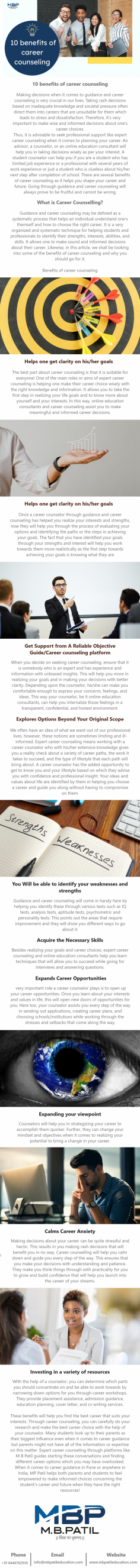 Making decisions when it comes to guidance and career counseling is very crucial in our lives. Taking rash decisions based on inadequate knowledge and societal pressure often direct them into careers that are unsuitable for them which leads to stress and dissatisfaction. Therefore, it’s very important to make wise and informed decisions about one’s career choices.