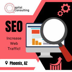 
Increase Your Website Ranking in Search Engines

SEO is one of the online marketing strategies to help businesses reach the next level and attract more traffic with the ultimate goal of customers that delivers a profitable return on investment. Send us an email at info@qapitalconsulting.com for more details.