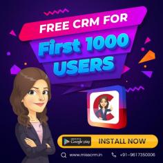 Do you want to get free CRM software?We are giving free CRM. Miss CRM is the best CRM software & tool for your business automation, marketing, sales management 